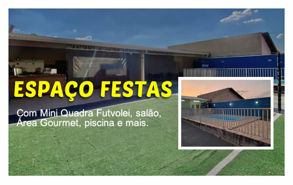 Espaço Festa com piscina